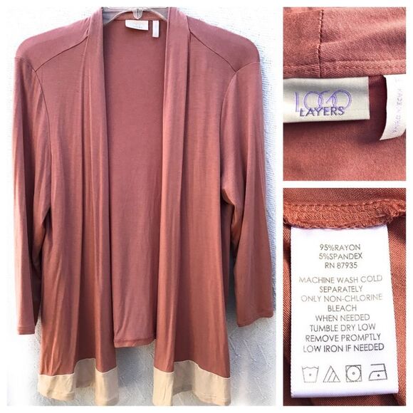 LOGO Layers‎ Cardigan Wrap - Picture 1 of 7